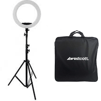 برسی رینگ لایت وسکات Westcott Ring Light FE-480 III A به همراه ریموت ، کیف و سه پایه