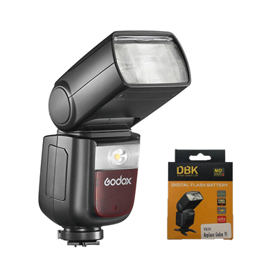 برسی فلاش اکسترنال گودکس Godox Ving V860III Kit for Canon به همراه یک باتری اضافه DBK VB26