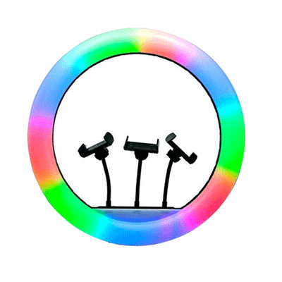 برسی رینگ لایت آر جی بی MJ56 RGB Ring Light