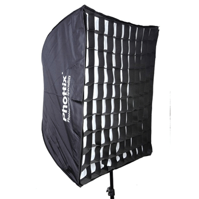 برسی Phottix 70x70 cm Easy-Up Softbox with Grid Varos XS Combo Kit