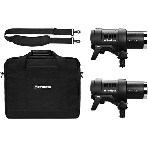 برسی کیت فلاش پروفوتو 1000 ژول دی 2 Profoto D2 Duo 1000/1000 AirTTL 2-Light Kit PN: 901017