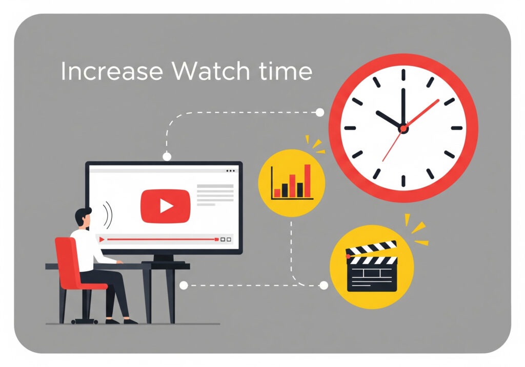 ترفندهای افزایش واچ تایم (Watch Time) یوتیوب: کلید مانیتایز سریع تر کانال شما