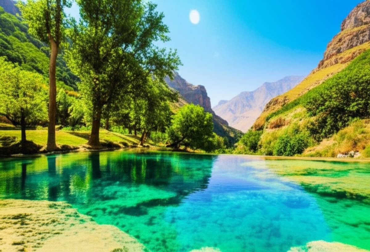 چشمه الله بلاغی | زیباترین جاذبه طبیعی اطراف قزوین