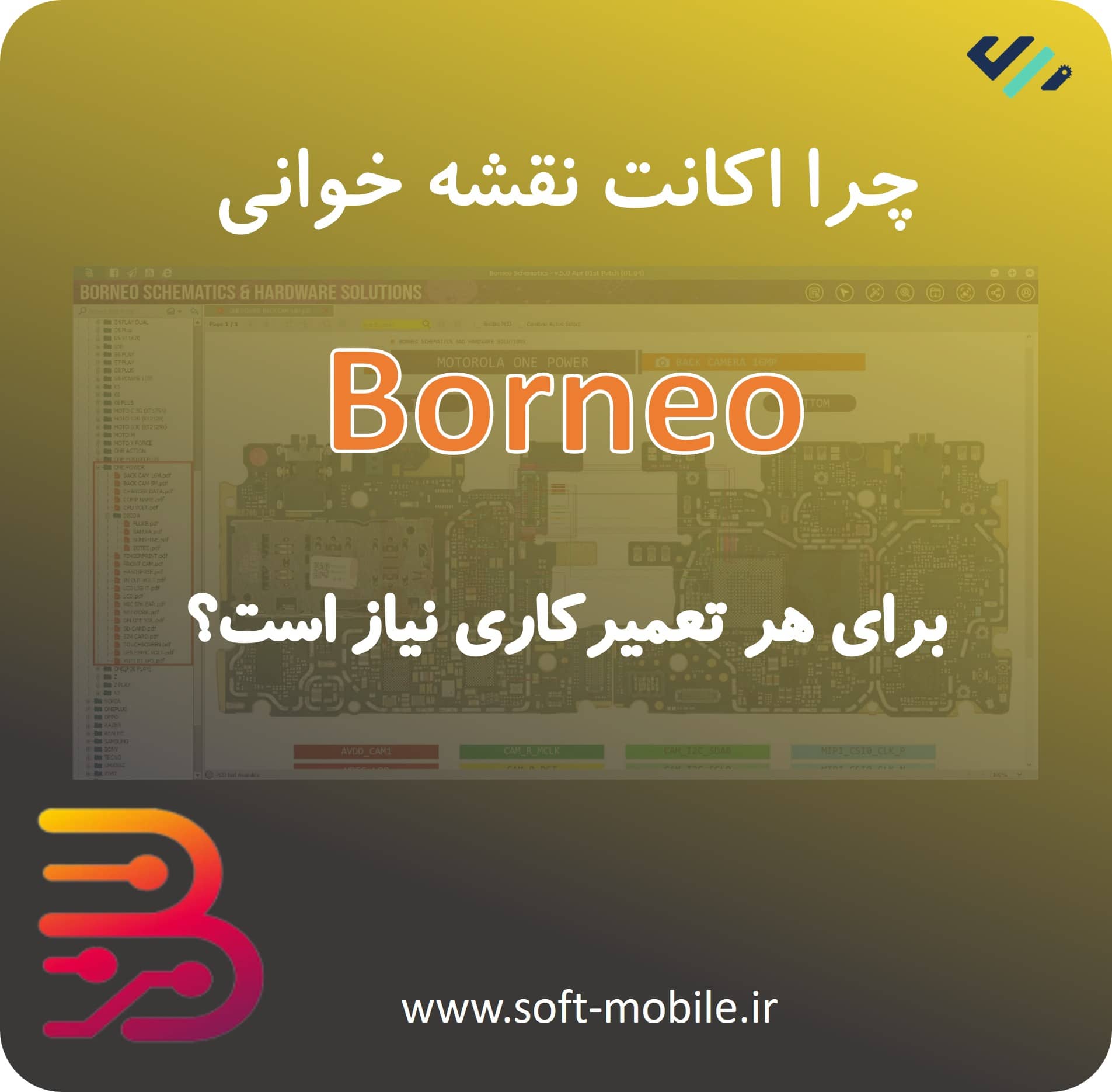 اکانت نقشه خوانی Borneo : چرا هر تعمیرکار سخت افزاری به آن نیاز دارد؟