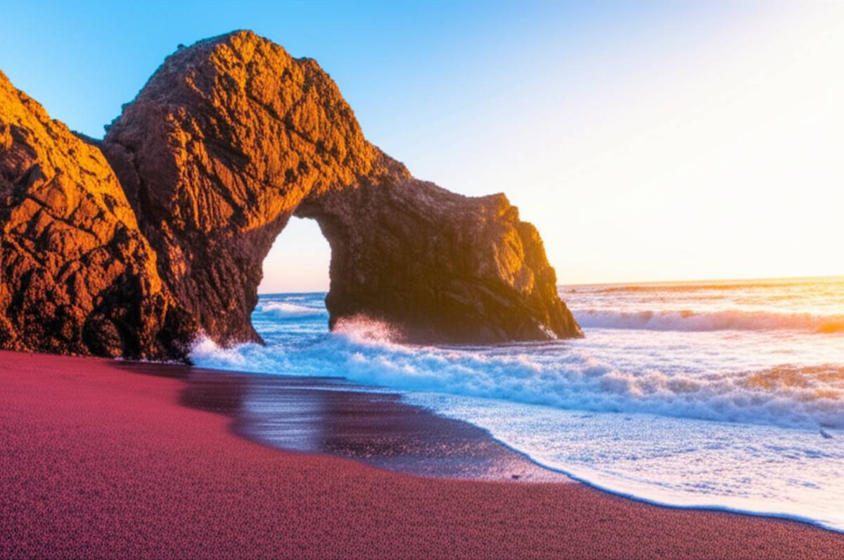 گردشگری ساحل پِفِیفِر: نگین درخشان بیگ شور کالیفرنیا