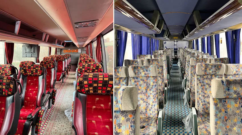 بیمه مسافرتی | طبیعت اتوبوس های 32 و 44 نفره